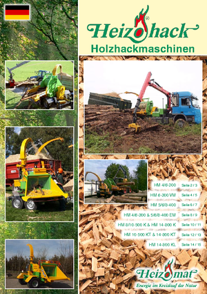 वुड चिपर Heizohack HM 8-400 EM