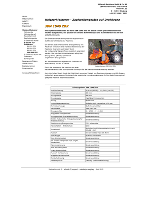 वुड चिपर JBM JBM 1040 ZDX
