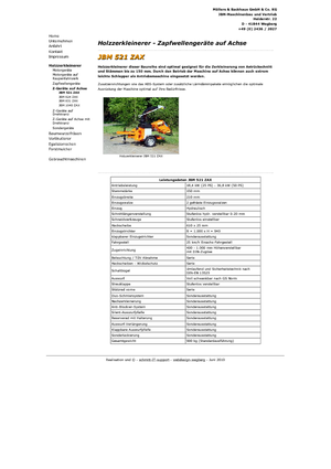 वुड चिपर JBM JBM 521 ZAX