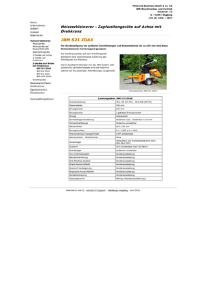 वुड चिपर JBM JBM 521 ZDAX
