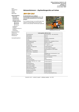 वुड चिपर JBM JBM 624 ZAX