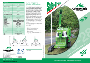 वुड चिपर Green Mech STC 19-28 MT 50