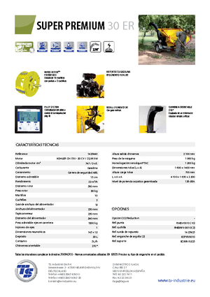 वुड चिपर TS-Industrie Super Premium 30 ER
