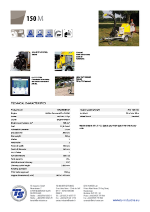 वुड चिपर TS-Industrie TS 150 M
