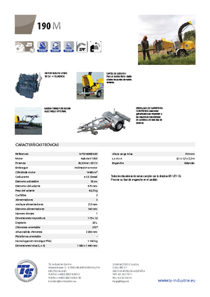 वुड चिपर TS-Industrie TS 190 M