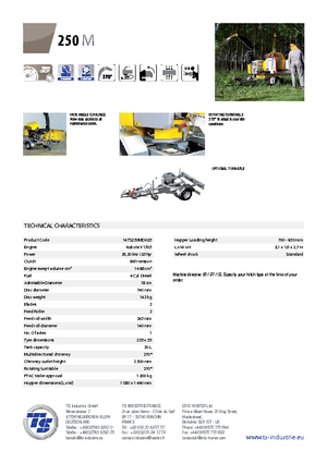 वुड चिपर TS-Industrie TS 250 M