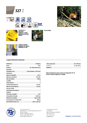 वुड चिपर TS-Industrie TS 327 Z
