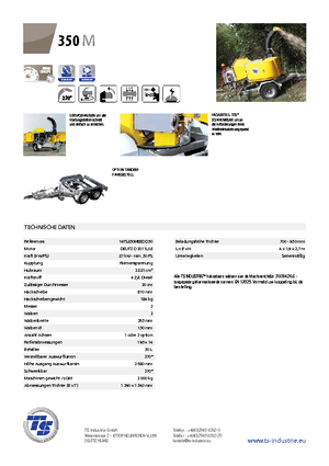 वुड चिपर TS-Industrie TS 350 M