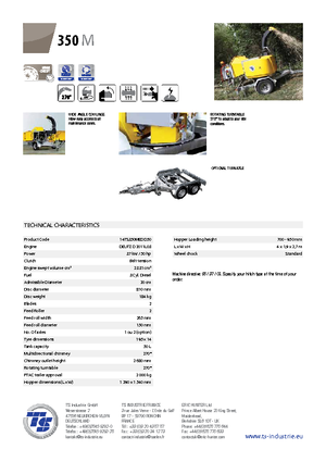वुड चिपर TS-Industrie TS 350 M
