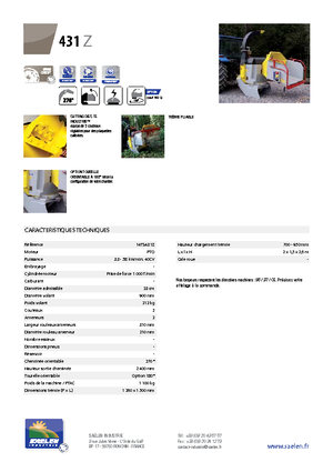 वुड चिपर TS-Industrie TS 431 Z