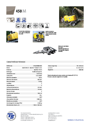 वुड चिपर TS-Industrie TS 450 M