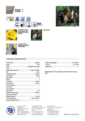 वुड चिपर TS-Industrie TS 532 Z