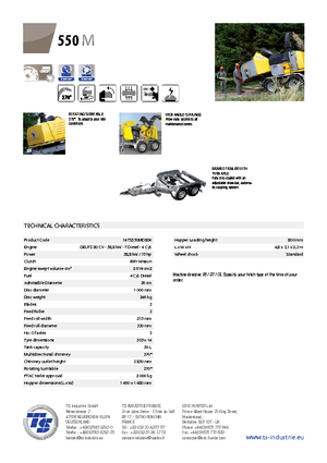 वुड चिपर TS-Industrie TS 550 M