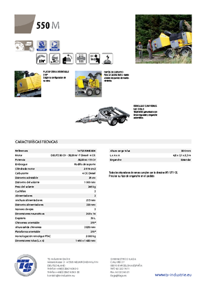 वुड चिपर TS-Industrie TS 550 M