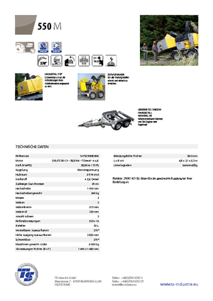 वुड चिपर TS-Industrie TS 550 M
