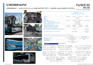 सिटी बस Iveco Crossway 12m Low Entry City