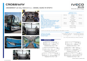 सिटी बस Iveco Crossway LE City 12m