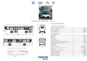 सिटी बस Iveco E-way 10,7 m