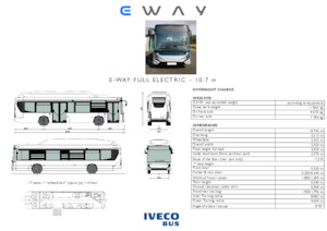 सिटी बस Iveco E-way 10,7 m