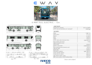सिटी बस Iveco E-way 12 m