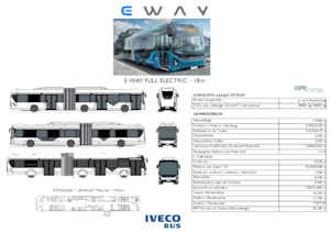 सिटी बस Iveco E-way 18 m