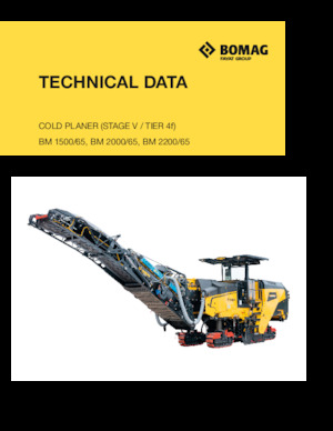 कोल्ड मिलिंग मशीन Bomag BM 1500/65