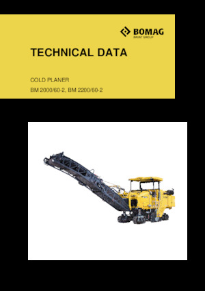 कोल्ड मिलिंग मशीन Bomag BM 2000/60-2