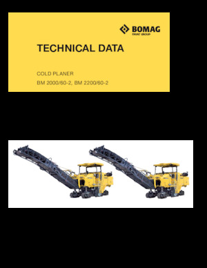 कोल्ड मिलिंग मशीन Bomag BM 2200/60-2