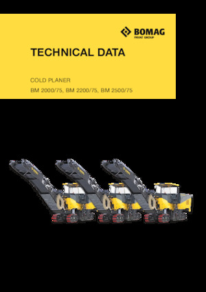 कोल्ड मिलिंग मशीन Bomag BM 2500/75