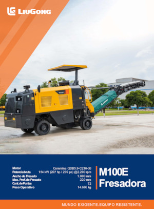 कोल्ड मिलिंग मशीन Liugong M100E
