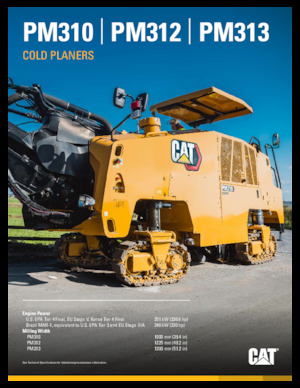 कोल्ड मिलिंग मशीन Caterpillar PM312