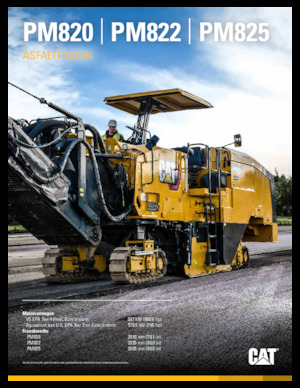 कोल्ड मिलिंग मशीन Caterpillar PM825