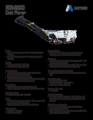 कोल्ड मिलिंग मशीन Astec Roadtec RX-900