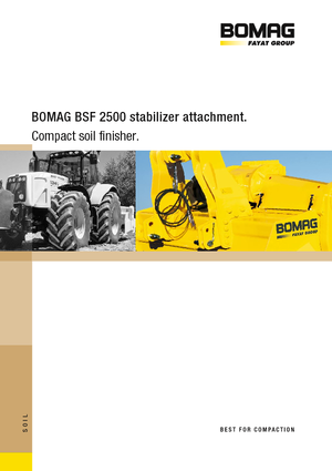 रोड रीसाइक्लिंग मशीन/-कोल्ड रीसाइकलर Bomag BSF 2500