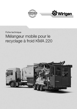 रोड रीसाइक्लिंग मशीन/-कोल्ड रीसाइकलर Wirtgen KMA 220
