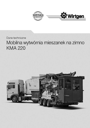 रोड रीसाइक्लिंग मशीन/-कोल्ड रीसाइकलर Wirtgen KMA 220