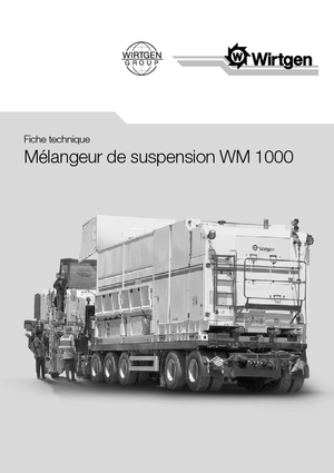 रोड रीसाइक्लिंग मशीन/-कोल्ड रीसाइकलर Wirtgen WM 1000