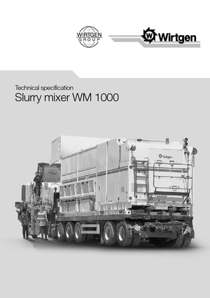 रोड रीसाइक्लिंग मशीन/-कोल्ड रीसाइकलर Wirtgen WM 1000