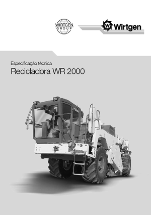 रोड रीसाइक्लिंग मशीन/-कोल्ड रीसाइकलर Wirtgen WR 2000