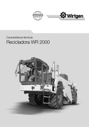 रोड रीसाइक्लिंग मशीन/-कोल्ड रीसाइकलर Wirtgen WR 2000