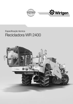 रोड रीसाइक्लिंग मशीन/-कोल्ड रीसाइकलर Wirtgen WR 2400