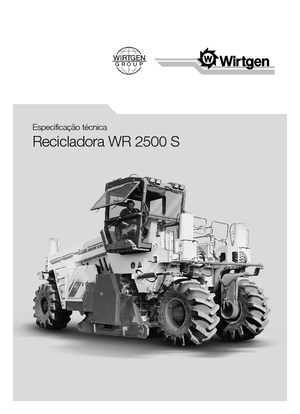 रोड रीसाइक्लिंग मशीन/-कोल्ड रीसाइकलर Wirtgen WR 2500 S