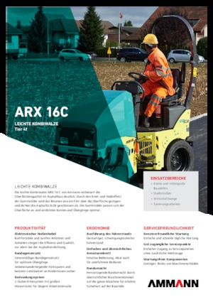 कॉम्बिनेशन रोलर Ammann ARX 16 C T4f