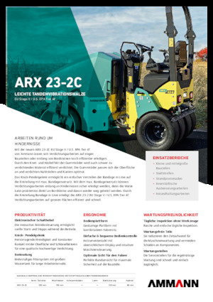 कॉम्बिनेशन रोलर Ammann ARX 23-2C