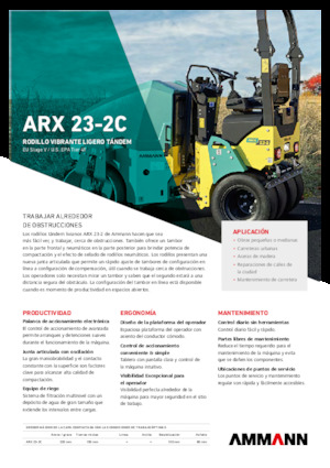 कॉम्बिनेशन रोलर Ammann ARX 23-2C