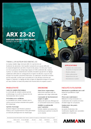 कॉम्बिनेशन रोलर Ammann ARX 23-2C