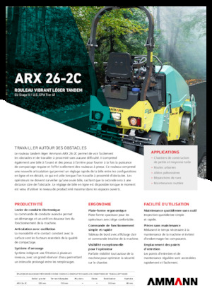 कॉम्बिनेशन रोलर Ammann ARX 26-2C