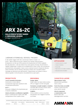 कॉम्बिनेशन रोलर Ammann ARX 26-2C