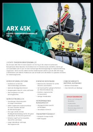 कॉम्बिनेशन रोलर Ammann ARX 45 K