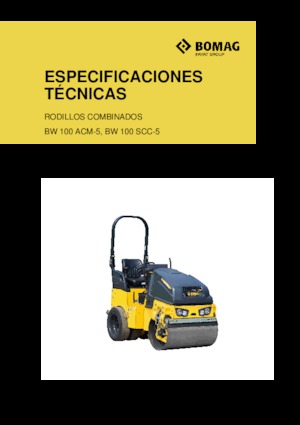 कॉम्बिनेशन रोलर Bomag BW 100 SCC-5